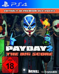 Hier klicken, um das Cover von PAYDAY 2 – THE BIG SCORE (PS4) zu vergrößern