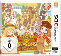 Hier klicken, um das Cover von Story of Seasons: Trio of Towns (3DS) zu vergrößern