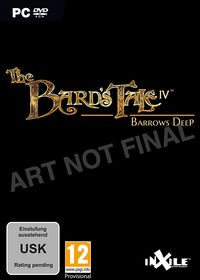Hier klicken, um das Cover von The Bard's Tale IV: Barrows Deep (PC) zu vergrößern