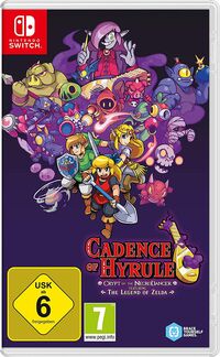 Hier klicken, um das Cover von Cadence of Hyrule – Crypt of the NecroDancer Featuring The Legend of Zelda (Switch) zu vergrößern