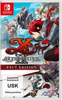 Hier klicken, um das Cover von Ys IX: Monstrum Nox Pact Edition (Switch) zu vergrößern