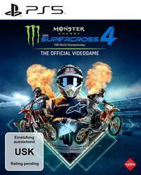 Hier klicken, um das Cover von Monster Energy Supercross - The Official Videogame 4 (PS5) zu vergrößern
