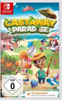 Hier klicken, um das Cover von Castaway Paradise (Code in a Box) (Switch) zu vergrößern
