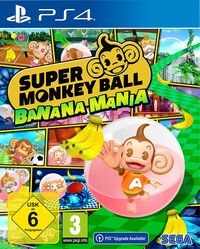 Hier klicken, um das Cover von Super Monkey Ball Banana Mania Launch Edition (PS4) zu vergrößern