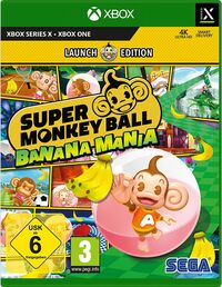 Hier klicken, um das Cover von Super Monkey Ball Banana Mania Launch Edition (Xbox One) zu vergrößern