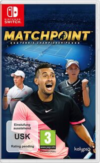 Hier klicken, um das Cover von Matchpoint - Tennis Championships Legends Edition  (Switch) zu vergrößern