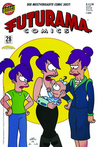 Hier klicken, um das Cover von Futurama Comics 28 zu vergrößern