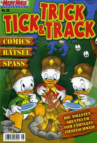 Hier klicken, um das Cover von Micky Maus prae~sentiert 28: Tick, Trick & Track zu vergrößern