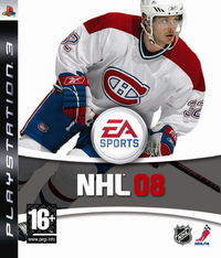 Hier klicken, um das Cover von NHL 08 zu vergrößern