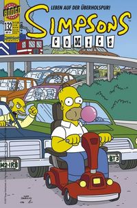 Hier klicken, um das Cover von Simpsons Comics 132 zu vergrößern
