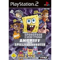 Hier klicken, um das Cover von SpongeBob & Freunde - Angriff der Spielzeugroboter [PS2] zu vergrößern