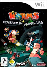 Hier klicken, um das Cover von Worms: Odyssee im Wurmraum  [Wii] zu vergrößern