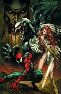 Hier klicken, um das Cover von Spider-Man / Red Sonja zu vergrößern