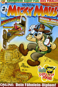 Hier klicken, um das Cover von Micky Maus 21/2008 zu vergrößern
