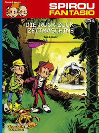 Hier klicken, um das Cover von Spirou & Fantasio 34: Die Ruck-Zuck-Zeitmaschine zu vergrößern