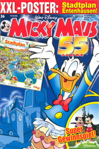 Hier klicken, um das Cover von Micky Maus 36/2006 zu vergrößern