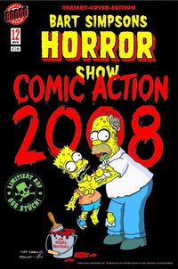 Hier klicken, um das Cover von Bart Simpsons Horror Show 12 - Comic Action 2008 zu vergrößern