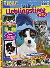 Hier klicken, um das Cover von Sonderheft Tiere Freunde fue~rs Leben - Meine Lieblingstiere 1/2008 zu vergrößern