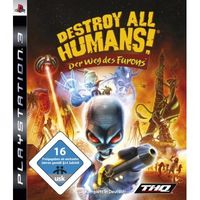 Hier klicken, um das Cover von Destroy all Humans - Der Weg der Furons  [PS3]  zu vergrößern