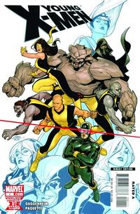 Hier klicken, um das Cover von X-Men Sonderband: Young X-Men 1 Variant zu vergrößern