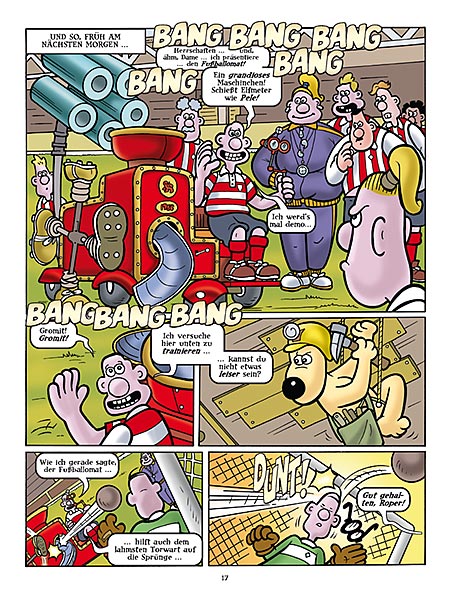 Leseprobe aus Comicspaß mit Wallace & Gromit 1 - Seite 17