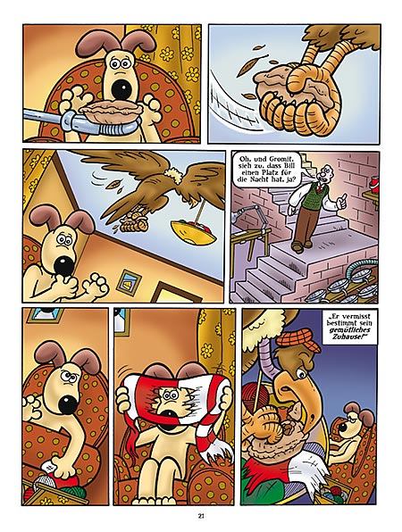 Leseprobe aus Comicspaß mit Wallace & Gromit 1 - Seite 21
