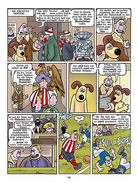Leseprobe aus Comicspaß mit Wallace & Gromit 1 - Seite 24
