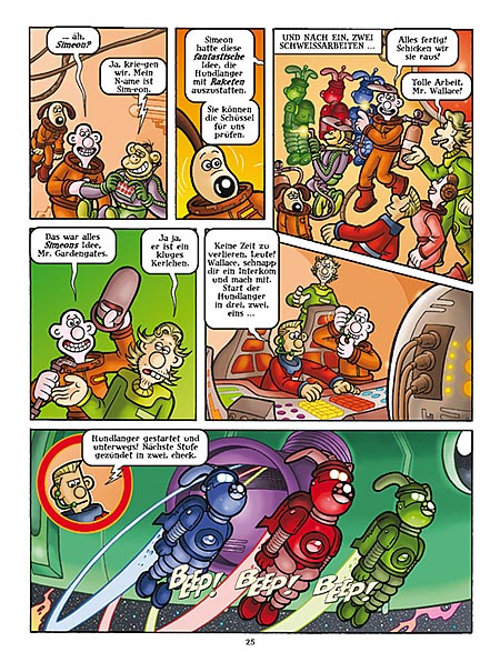 Leseprobe aus Comicspaß mit Wallace & Gromit 2 - Seite 25