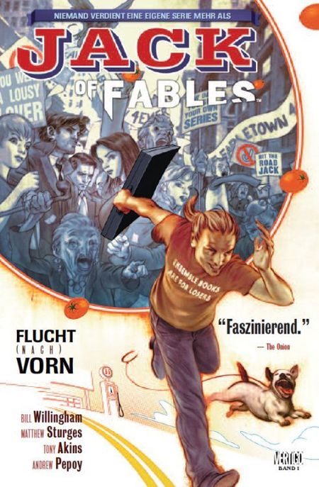 Jack of Fables 1: Flucht nach vorn - Das Cover
