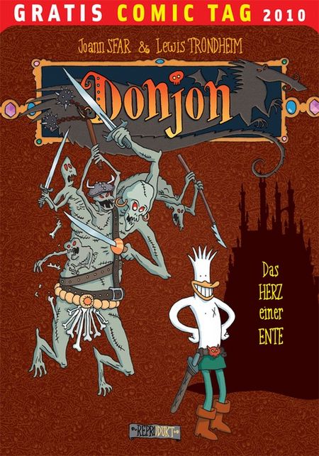 Donjon - Das Herz einer Ente - Gratis Comic Tag 2010 - Das Cover