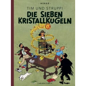 Tim & Struppi Farbfaksimile 12: Die sieben Kristallkugeln - Das Cover