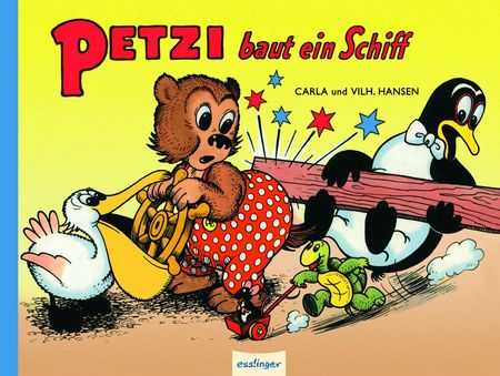 Petzi baut ein Schiff - Das Cover