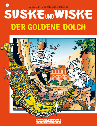 Suske und Wiske 11: Der goldene Dolch - Das Cover