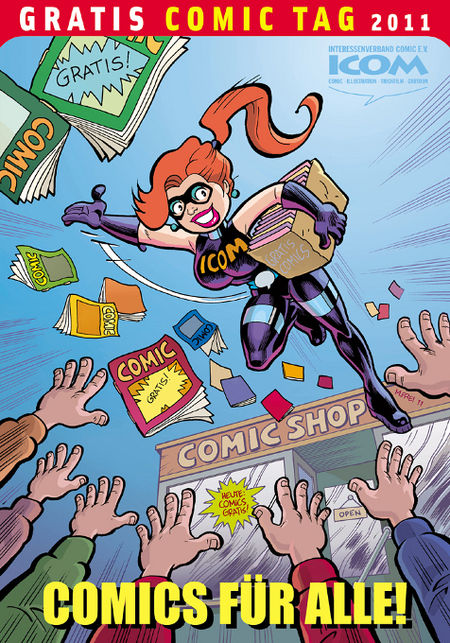 Comics für Alle – ICOM-Anthologie – Gratis Comic Tag 2011 - Das Cover