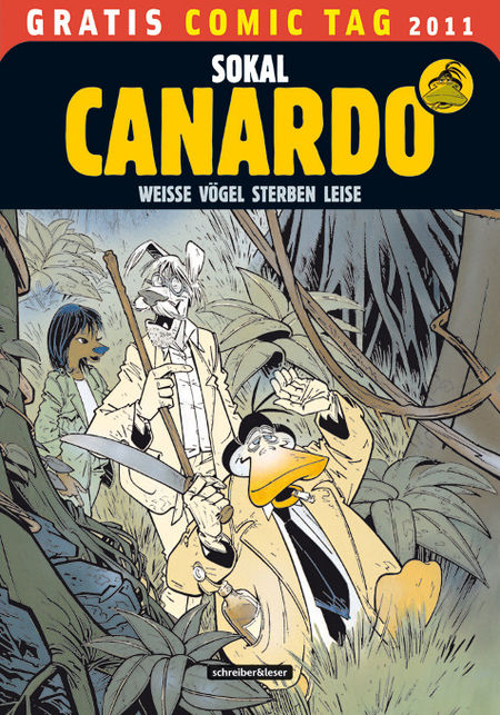 Canardo: Weisse Vögel sterben leise – Gratis Comic Tag 2011 - Das Cover