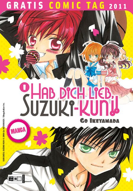 Hab Dich lieb, Suzuki-kun! - Gratis-Comic-Tag 2011 - Das Cover