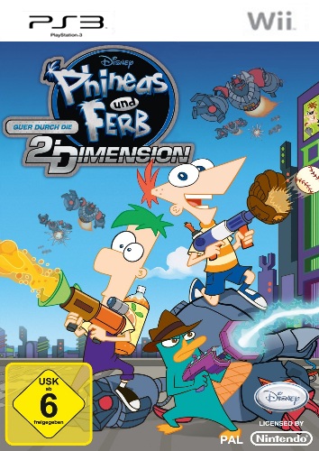 Phineas und Ferb: Quer durch die 2. Dimension - Der Packshot