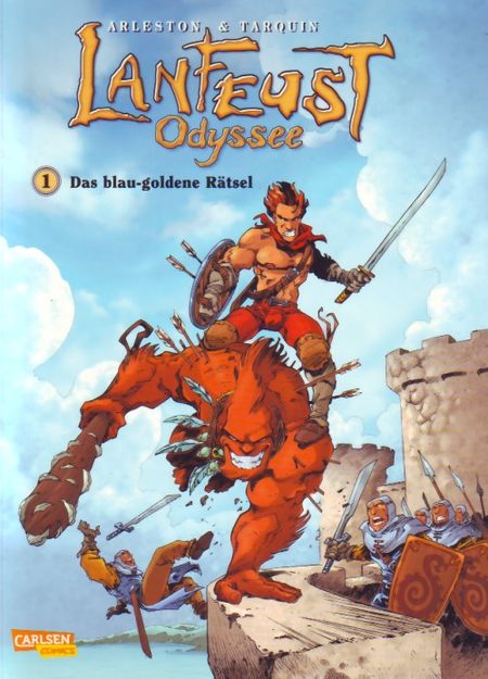 Lanfeust Odyssee 1: Das blau-goldene Rätsel - Das Cover