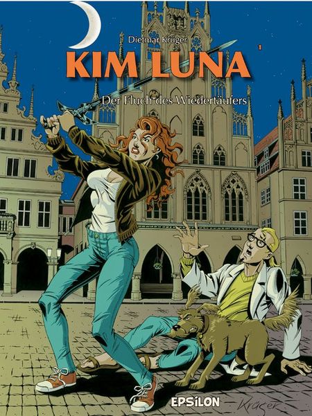 Kim Luna 1: Der Fluch des Wiedertäufers - Das Cover