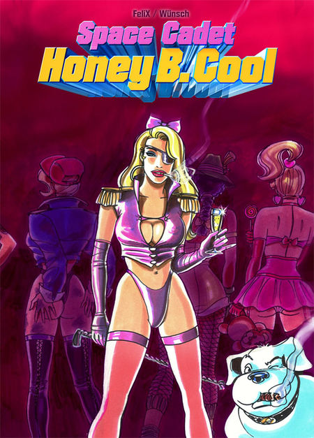 Amok Cosmos 1: Honey B. Cool - Space Cadet  - Das Cover
