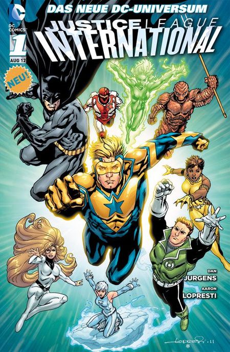 Justice League International 1: Die Wächter - Das Cover