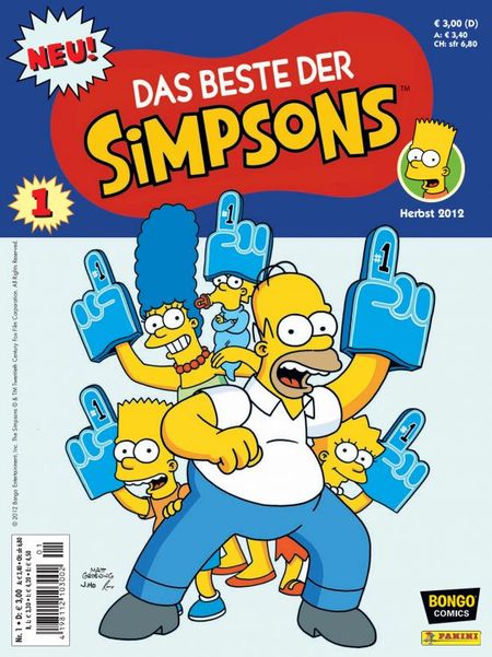Das Beste der Simpsons 1 - Das Cover