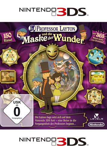 Professor Layton und die Maske der Wunder - Der Packshot