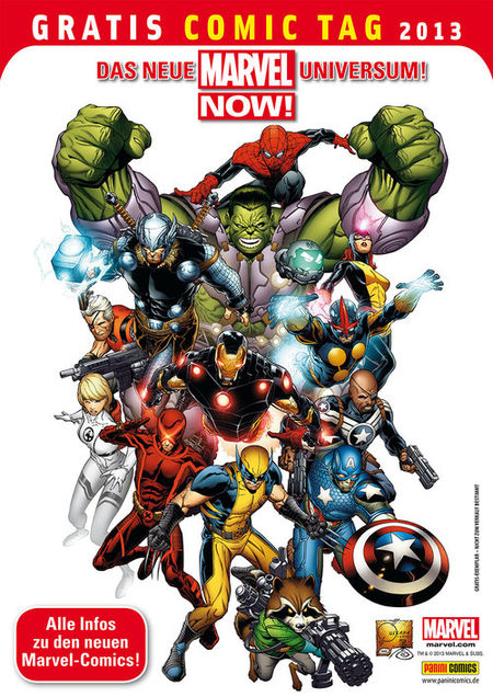 Gratis Comic Tag 2013: Marvel Now - Das Cover
