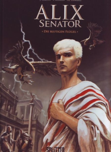 Alix Senator 1: Die blutigen Flügel - Das Cover