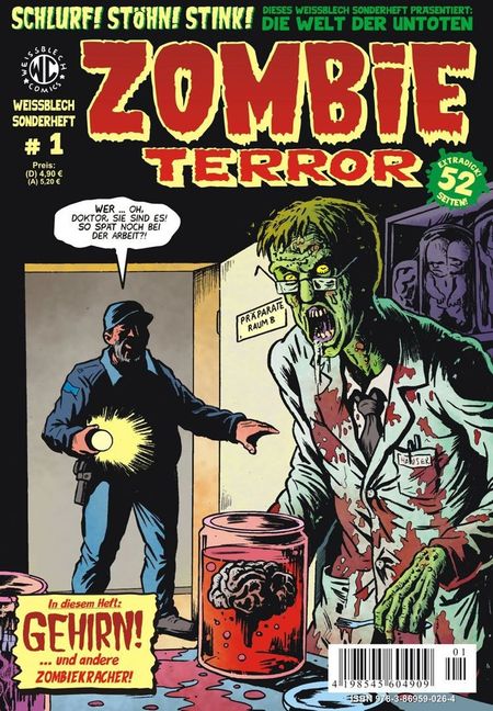 Weissblech Sonderheft 1: Zombieterror - Das Cover