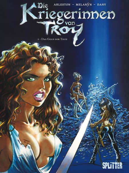 Die Kriegerinnen von Troy 2: Das Gold der Tiefe - Das Cover