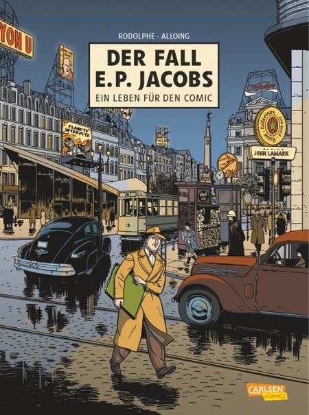 Der Fall E. P. Jacobs - Das Cover