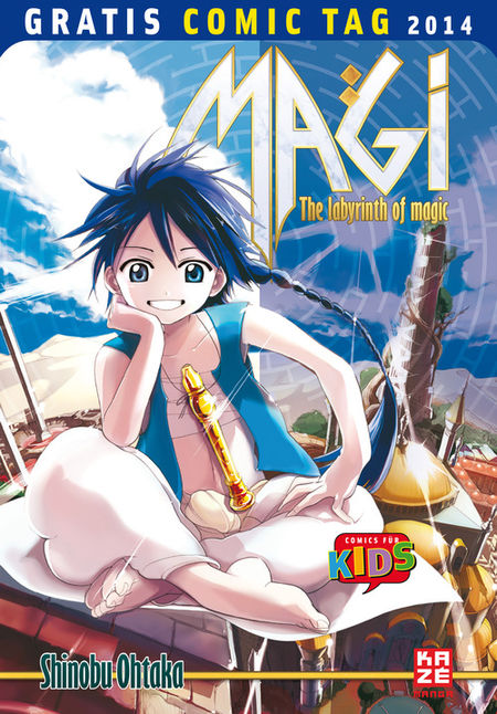 Magi - The Labyrinth of Magic - Gratis Comic Tag 2014 - Das Cover