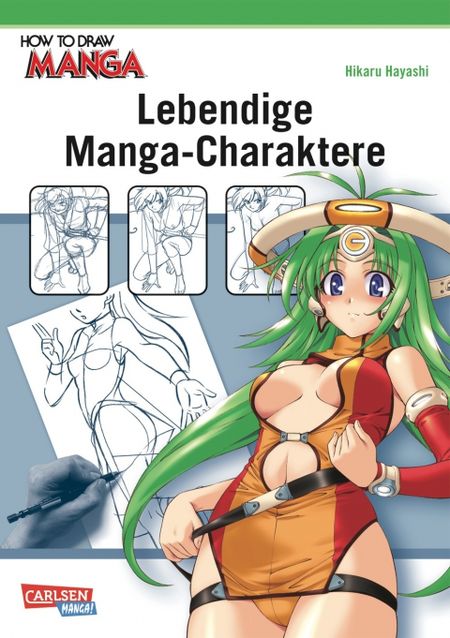 How To Draw Manga: Lebendige Manga-Charaktere - Das Cover